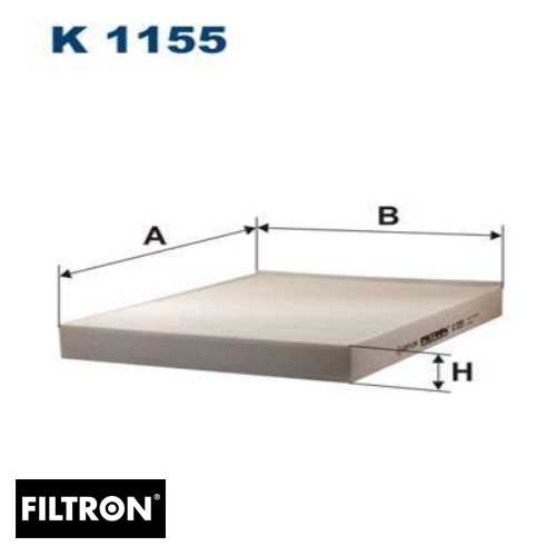 VW T5-T6-AMAROK-TOUAREG-Q7-CAYENNE VW POLEN FILTRESI E1910LI-LA 182 (KARBONSUZ) Ürün Görseli