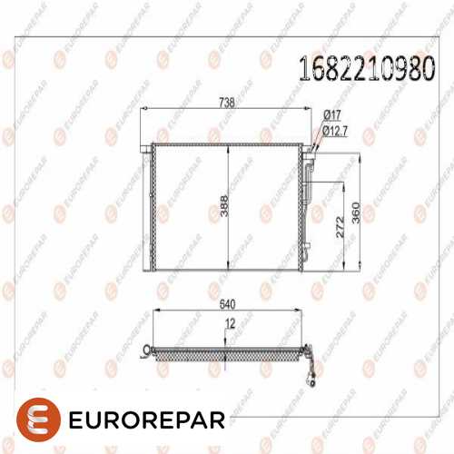 KLIMA RADYATÖRÜ CONDENSER ASSY BENZIN ELANTRA/I30 2016-