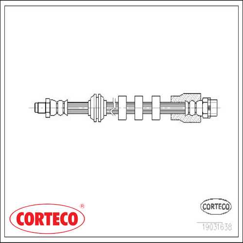 FREN HORTUMU ÖN SAG-SOL BM E60-E61-E63-E64 03-10 Ürün Görseli