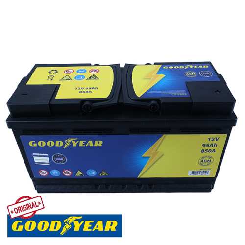 UNI BM UNI AKÜ 12V 95AH AGM 850CCA (L5) (395x175x190) (START&STOP) Ürün Görseli