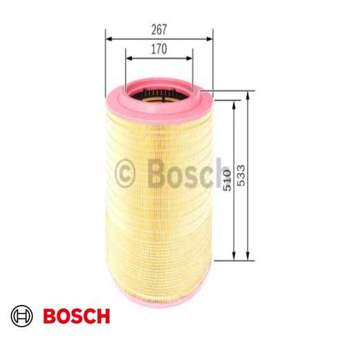 HAVA FILTRESI  OM541-OM542 ACTROS MP2 / MP3, AXOR II 2002 - Ürün Görseli