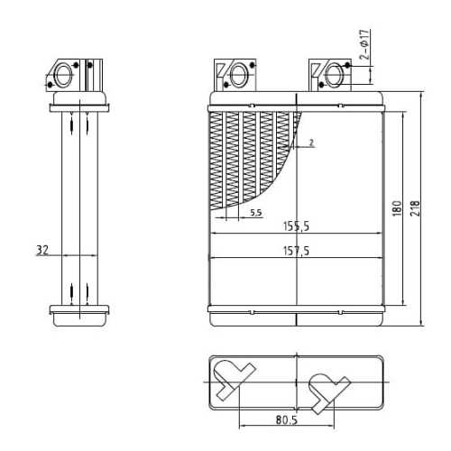 KALORİFER RADYATÖRÜ VOLVO S40 95-03