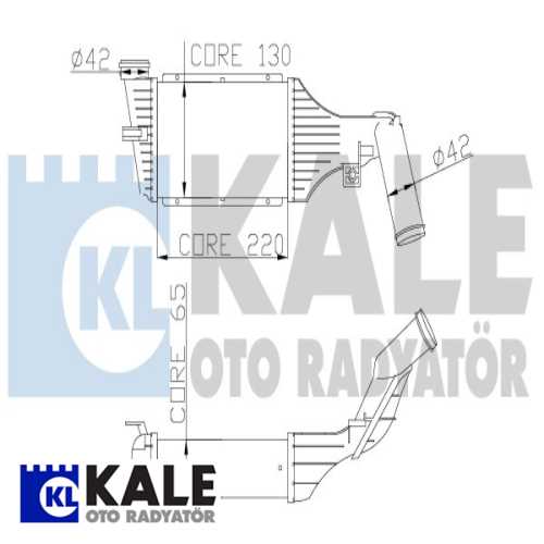 OPEL ASTRA G ZAFIRA A OPEL TURBO RADYATÖRÜ AL/PL/BRZ