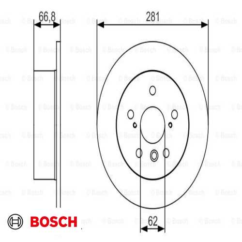 FREN DISKI ARKA . 3.5 V6 CAMRY (V4) 06-11 Ürün Görseli