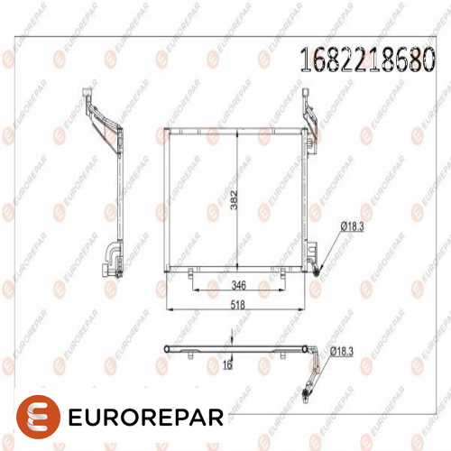 KLIMA RADYATÖRÜ  1.6 TDCI COURIER/FIESTA/CONNECT 14- Ürün Görseli
