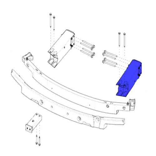 ÖN TAMPON TAKVİYE SOL MODEL Y 2019-2024 Ürün Görseli