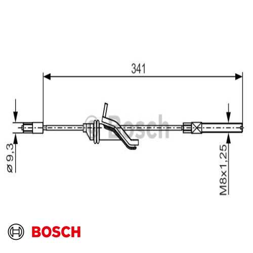 EL FREN TELI ÖN UZUNLUK : 341 MM BM FOCUS 04-11