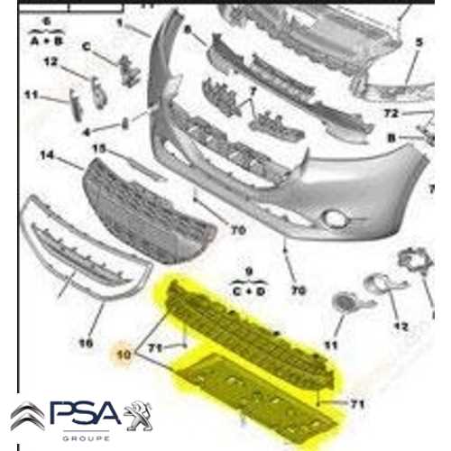 PSA 208 PSA ÖN TAMPON DARBE EMICI Ürün Görseli