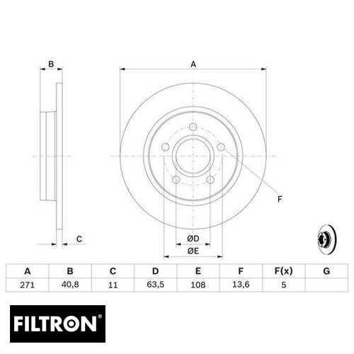 FORD MONDEO/S-MAX/GALAXY/EDGE/FOCUS FORD POLEN FILTRESI KARBONLU JX6A 18D483 CB/JG9J 18E269 AA Ürün Görseli