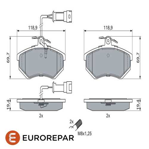 FREN BALATASI ÖN (FISLI) BM PASSAT 88-92