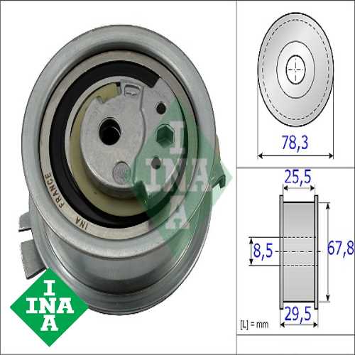 VW POLO-GOLF6-JETTA-PASSAT-T5-CRAFTER-AMAROK-A3-A4-LEON VW EKSANTRIK GERGI RULMANI VKM 11269 Ürün Görseli