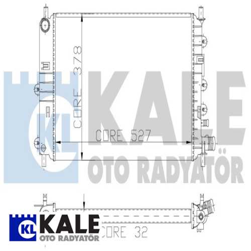 FORD ESCORT CLX FORD SU RADYATÖRÜ Ürün Görseli