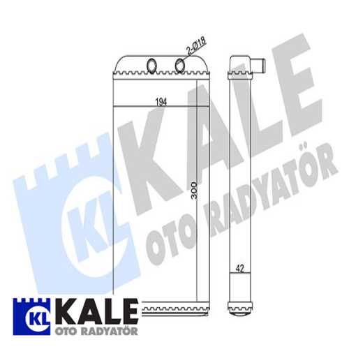 PSA BOXER II / JUMPER II / DUCATO PSA KALORIFER RADYATÖRÜ Ürün Görseli
