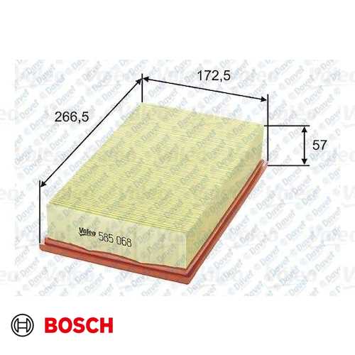 HAVA FILTRESI 8683560 / EFA586 1.8/2.0 TDCI FOCUS/C-MAX 03-10