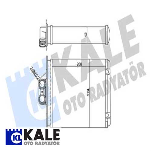 KALORİFER RADYATÖRÜ OPEL VECTRA B 95-05