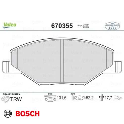 FREN BALATASI ÖN FDB4590 BM FABIA 07- Ürün Görseli