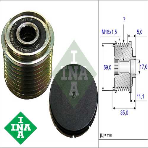 FORD TRANSIT V-184/V-347 FORD ALTERNATÖR KASNAGI DAR Ürün Görseli