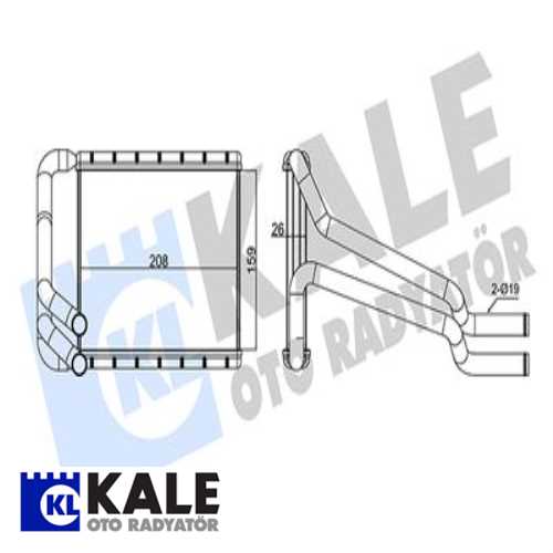 KALORİFER RADYATÖRÜ HYUNDAI I30 2012> Ürün Görseli