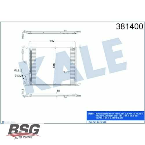 KLIMA RADYATÖRÜ  BM 220-215-230 98-12