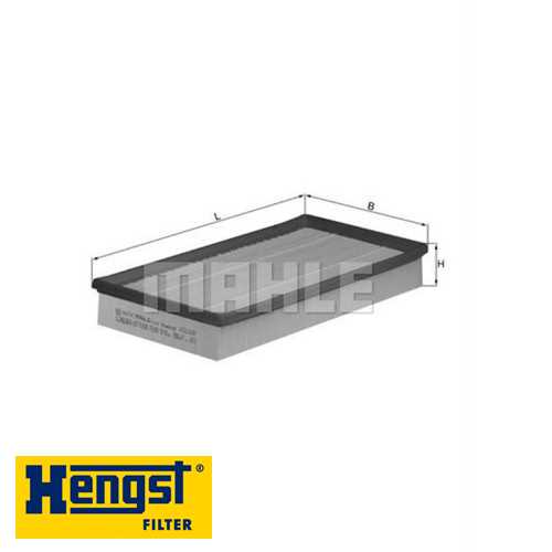 VW GOLF4-BORA-A3-TOLEDO-OCTAVIA VW HAVA FILTRESI LX684 / A379 Ürün Görseli