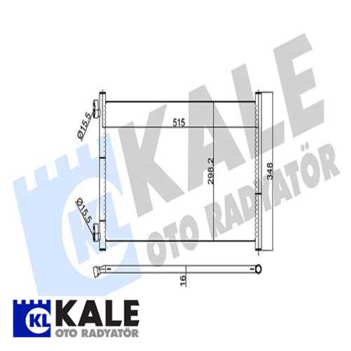 FIAT DOBLO FIAT KLIMA RADYATÖRÜ Ürün Görseli