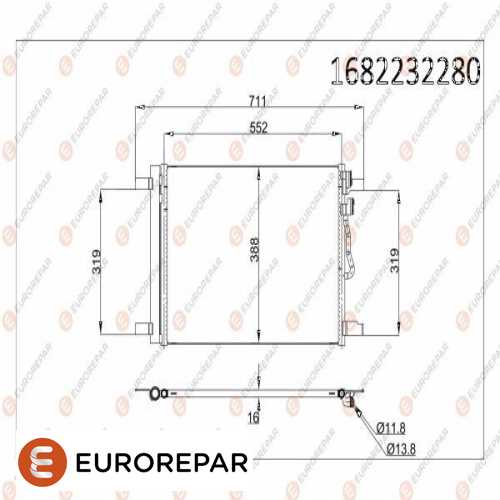 KLIMA RADYATÖRÜ 940834 BM GOLF8-A3-Q2-Q3 17- Ürün Görseli