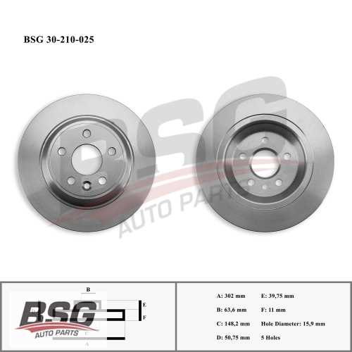 FREN DISKI ARKA LR027123 /6G91 2A315 BB BM MONDEO/KUGA/S-MAX/RAND ROVER 07- Ürün Görseli