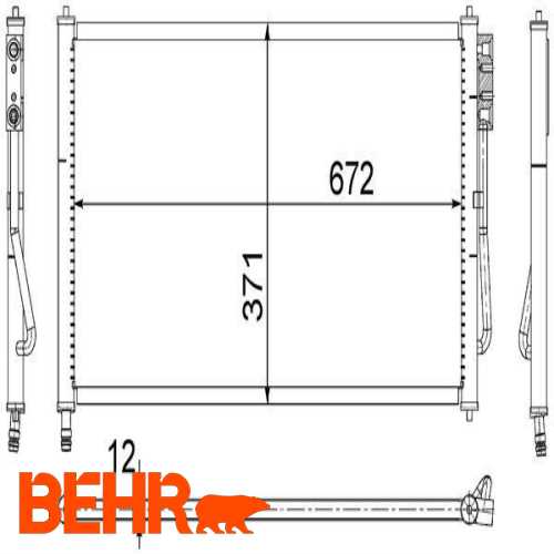 KLIMA RADYATÖRÜ  BM FOCUS 98-04 Ürün Görseli