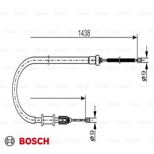 EL FREN TELI SOL  BM KANGOO 97- Ürün Görseli
