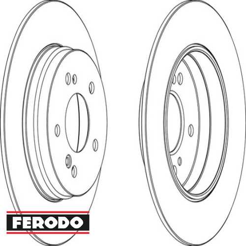 MERCEDES W203-W210-W209 MERCEDES FREN DISKI ARKA TAKIM