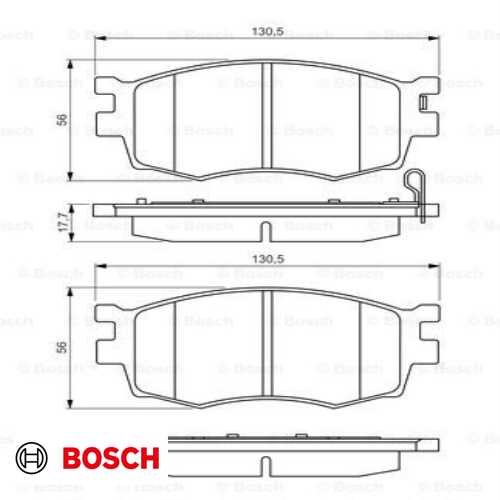 FREN BALATASI ÖN  BENZIN-DIZEL ACCENT ERA/I20/RIO 2006- Ürün Görseli