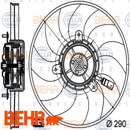 FAN MOTORU SAG (1,4 TSI-1,6 TDI-2,0 TDI) CAYC-CAYD-CBZA-CBZB 1,2 TSI-1,6 TDI GOLF5-GOLF6-JETTA-PASSAT-CADDY-A3-LEON 04-13