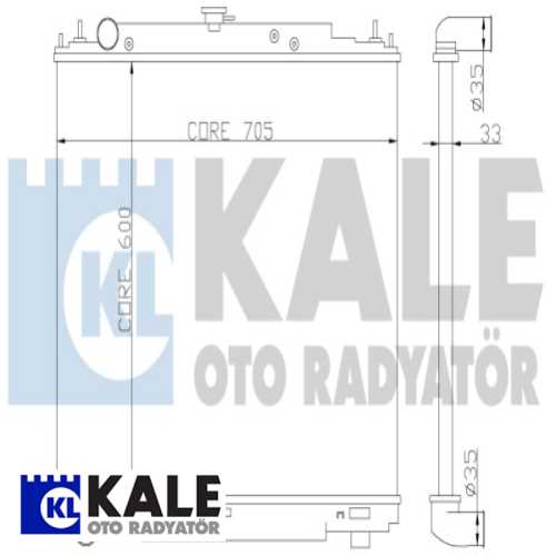 JAPON NAVARA (D40) JAPON SU RADYATÖRÜ 600X688X32 Ürün Görseli