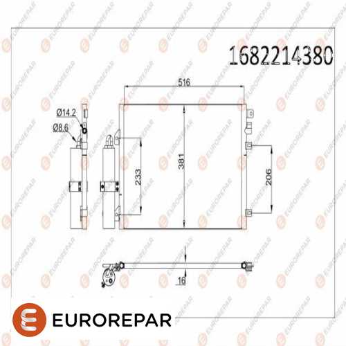 KLIMA RADYATÖRÜ  1.4 1.6 1.5DCI 1.6 16V DACIA LOGAN/SANDERO 04-