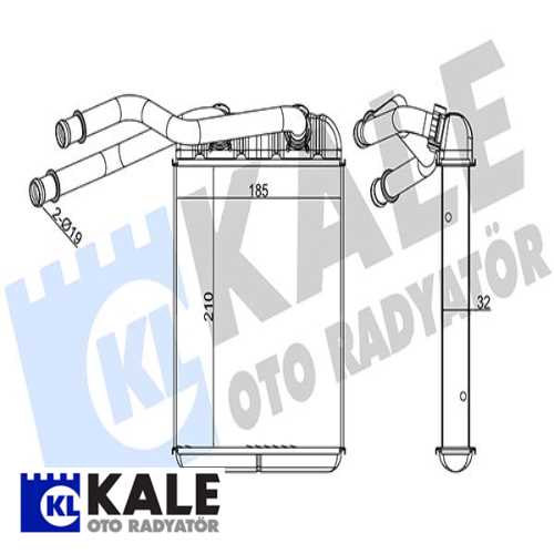 VW TOUAREG-AMAROK-Q7-CAYENNE VW KALORIFER RADYATÖRÜ 8FH351315351