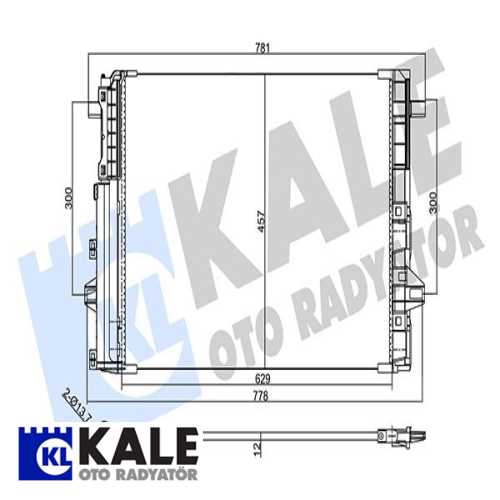 MERCEDES 117-176-246-156 MERCEDES KLIMA RADYATÖRÜ Ürün Görseli