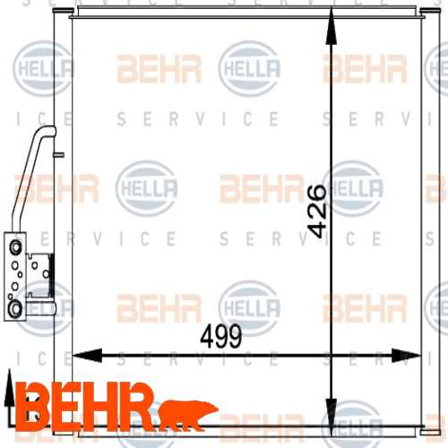 KLIMA RADYATÖRÜ  BM E39 96-03 Ürün Görseli
