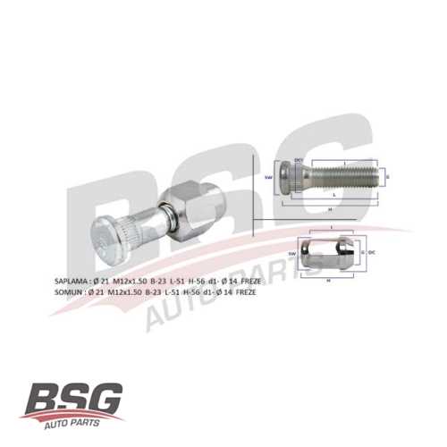 BIJON VE SOMUNU ARKA SAG AÇIK DIZEL H100 KMY/ACCENT MIL/ACCENT ERA/ATOZ/ELANTRA/SONATA 1994-