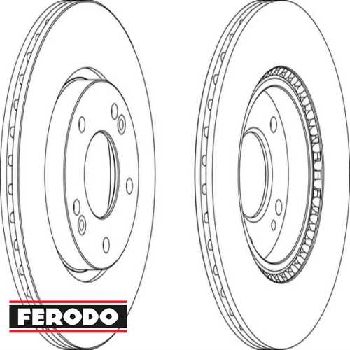 KORE IX20/I30/SONATA/TUCSON/SPORTAGE/CEED/CERATO/VENGA/SOUL KORE FREN DISKI ÖN TAKIM : 280 X 5 HAVALI - 517123K050 - 517122E300