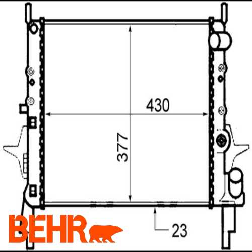 SU RADYATÖRÜ  1.2 TWINGO 93-