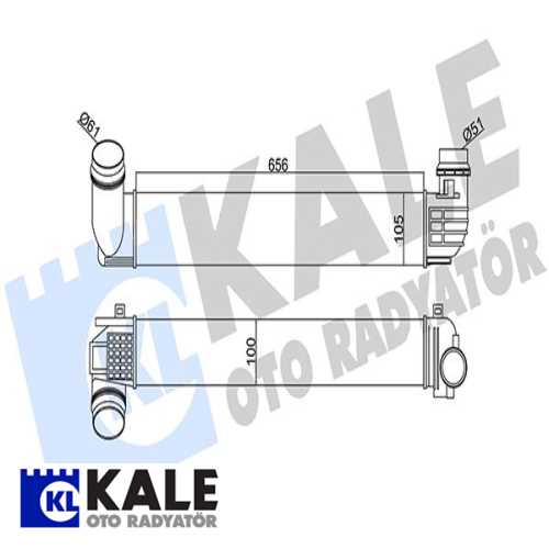 RENAULT MEGANE III / SCENIC III RENAULT TURBO RADYATÖRÜ INTERCOL