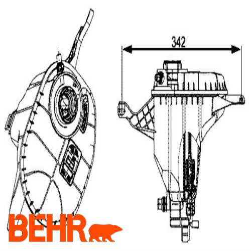 RADYATÖR YEDEK SU DEPOSU  N52-N52N F10-F11-18-F01-02 10-16