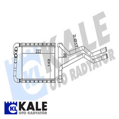 KALORİFER RADYATÖRÜ HYUNDAI SANTAFE 2006-2012