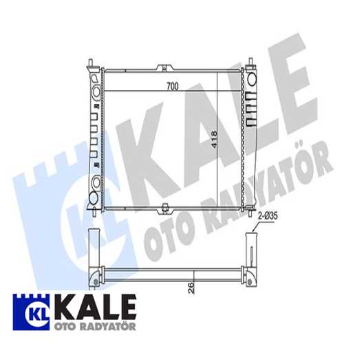 KORE CARNIVAL KORE SU RADYATÖRÜ M/T 700x420x28 Ürün Görseli