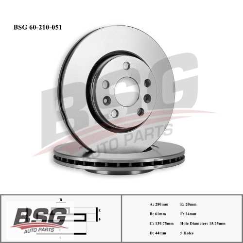 FREN DISKI ÖN  BM 415 CITAN. 2012- Ürün Görseli
