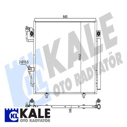 JAPON PAJERO JAPON KLIMA RADYATÖRÜ