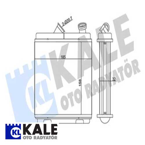 KALORİFER RADYATÖRÜ OPEL ASTRA F CALIBRA A VECTRA A