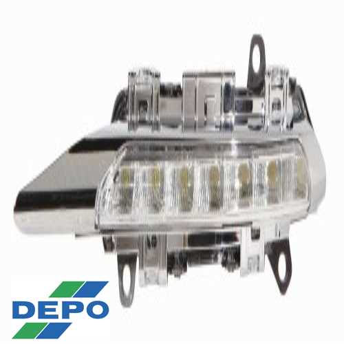 GÜNDÜZ FARI SAG LED'LI NIKELAJLI BM 204-216-218-221-251 2009- Ürün Görseli