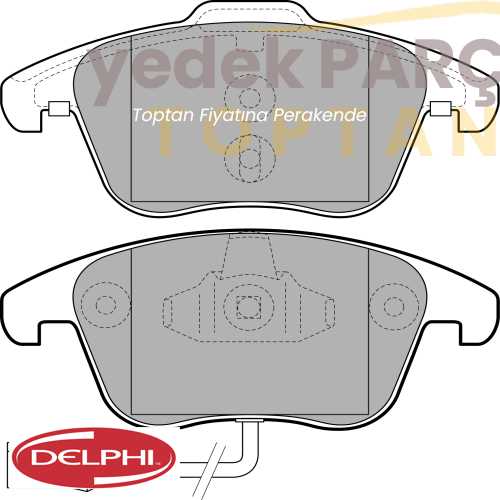 DELPHI WFREN BALATASI ON FISLI TIGUAN 07 SONRASI ALHAMBRA 12 SONRASI Q3 11>14 2.0 TDI