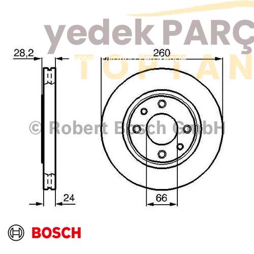 BOSCH FREN DISKI ÖN